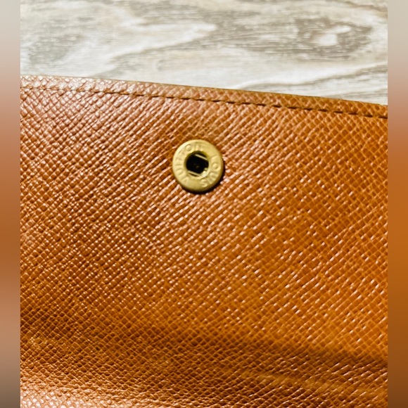 Vintage Louis Vuitton Elise Monogram Coated Canvas Leather Trifold Wallet LV - Picture 8 of 14